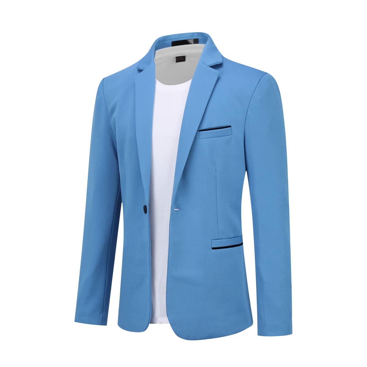 Cloudstyle Men's Suit Jacket One Button Slim Fit Sport Coat Business Daily Blazer