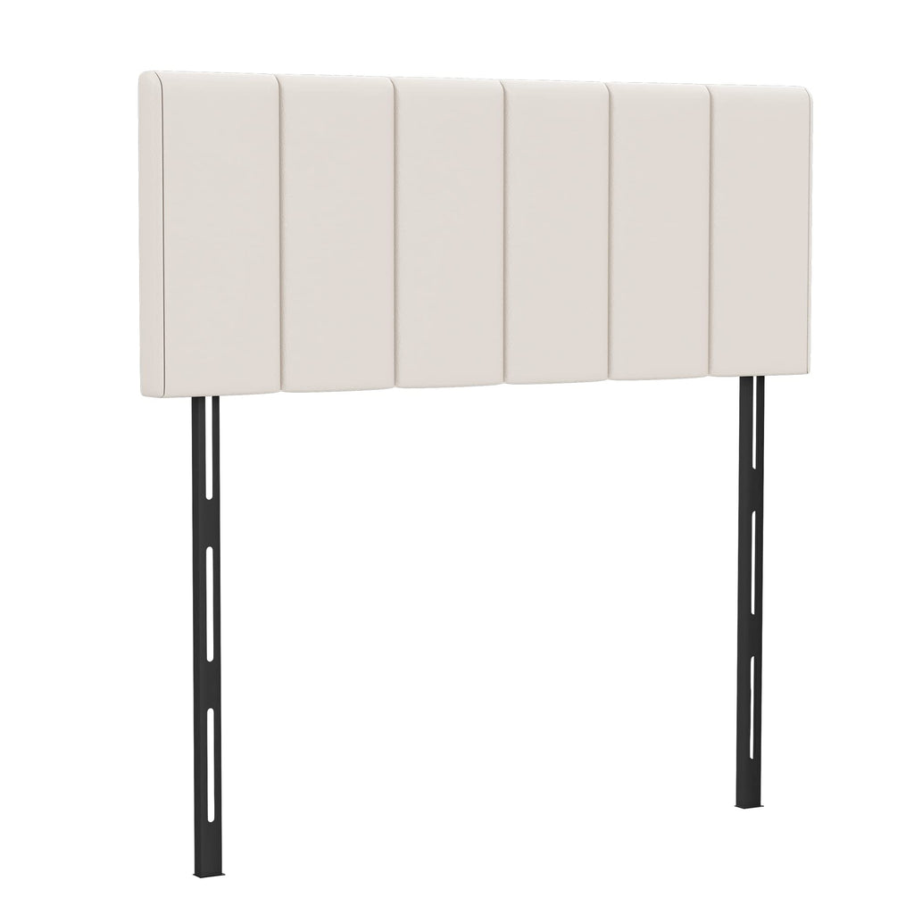 HAOBO Home Upholstered Headboards Foldable Queen/Full Linen Panels with Height Adjustments