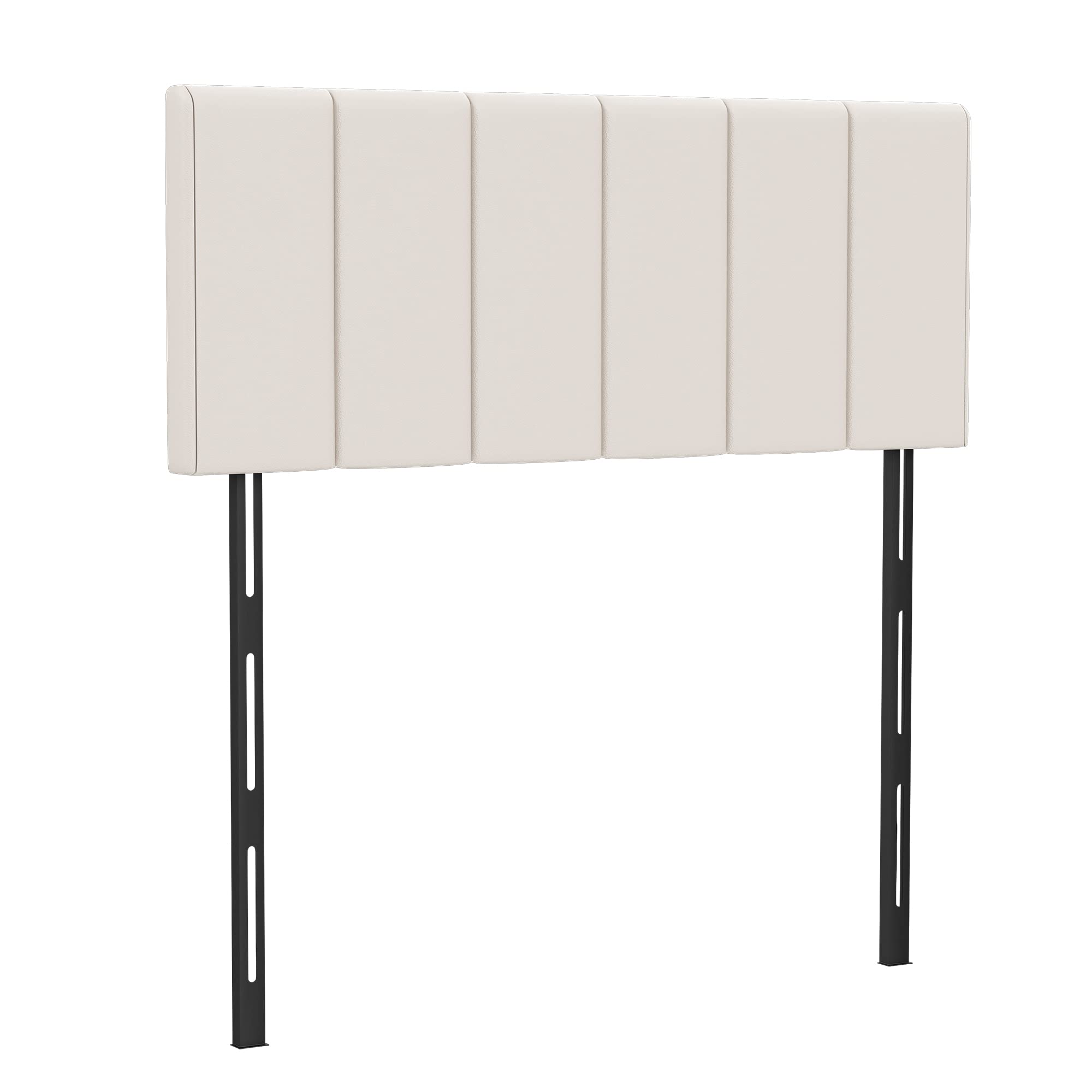 HAOBO Home Upholstered Headboards Foldable Queen/Full Linen Panels with Height Adjustments