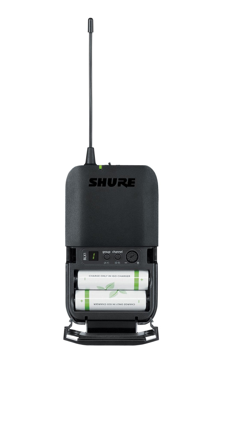 Shure BLX14/CVL UHF Wireless Microphone System - Perfect for Interviews, Presentations, Theater - 14-Hour Battery Life, 300 ft Range | Includes CVL Lavalier Mic, Single Channel Receiver | H8 Band