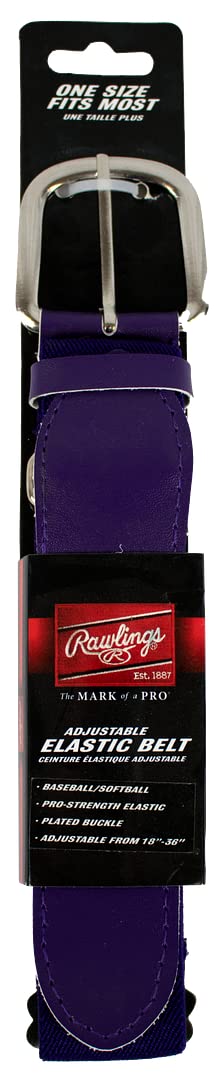 Rawlings | Elastic Game Day Belt | Baseball/Softball | Adult/Youth | Multiple Colors