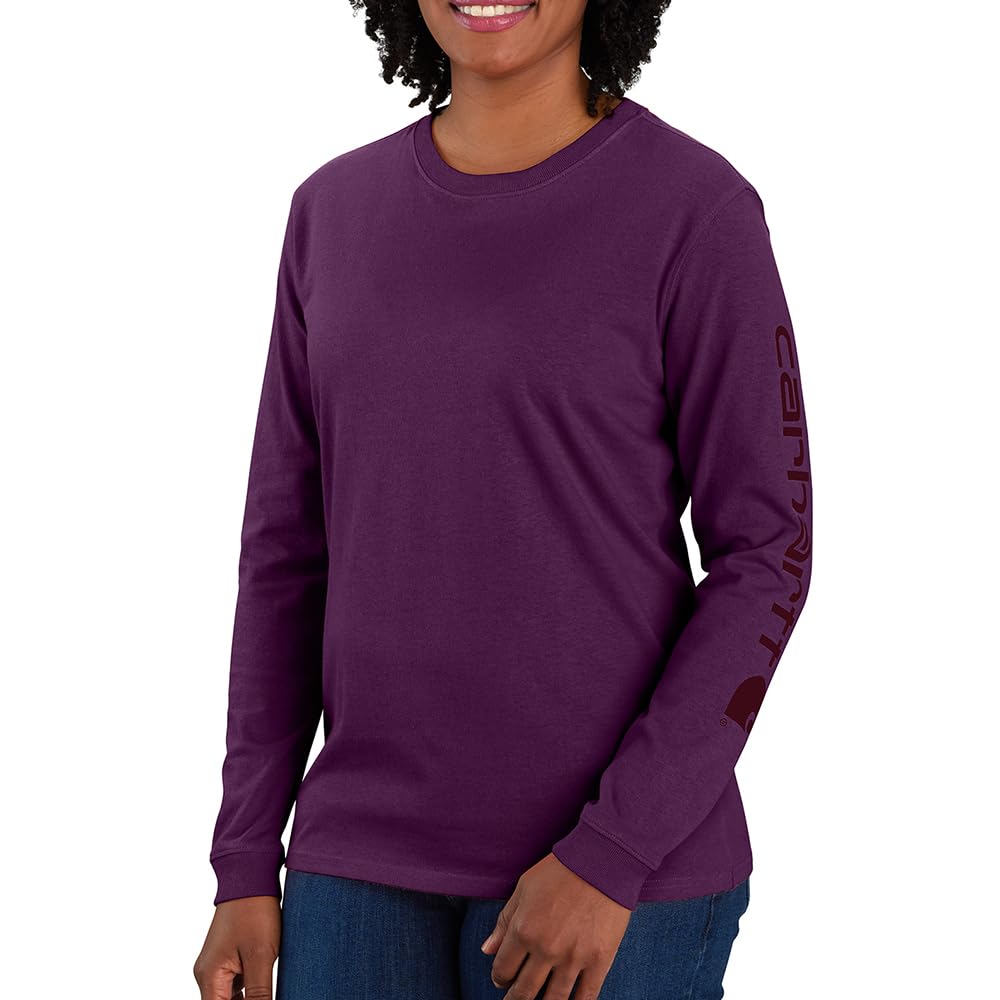 Carhartt Women's Dearborn Loose LS Logo T-Shirt