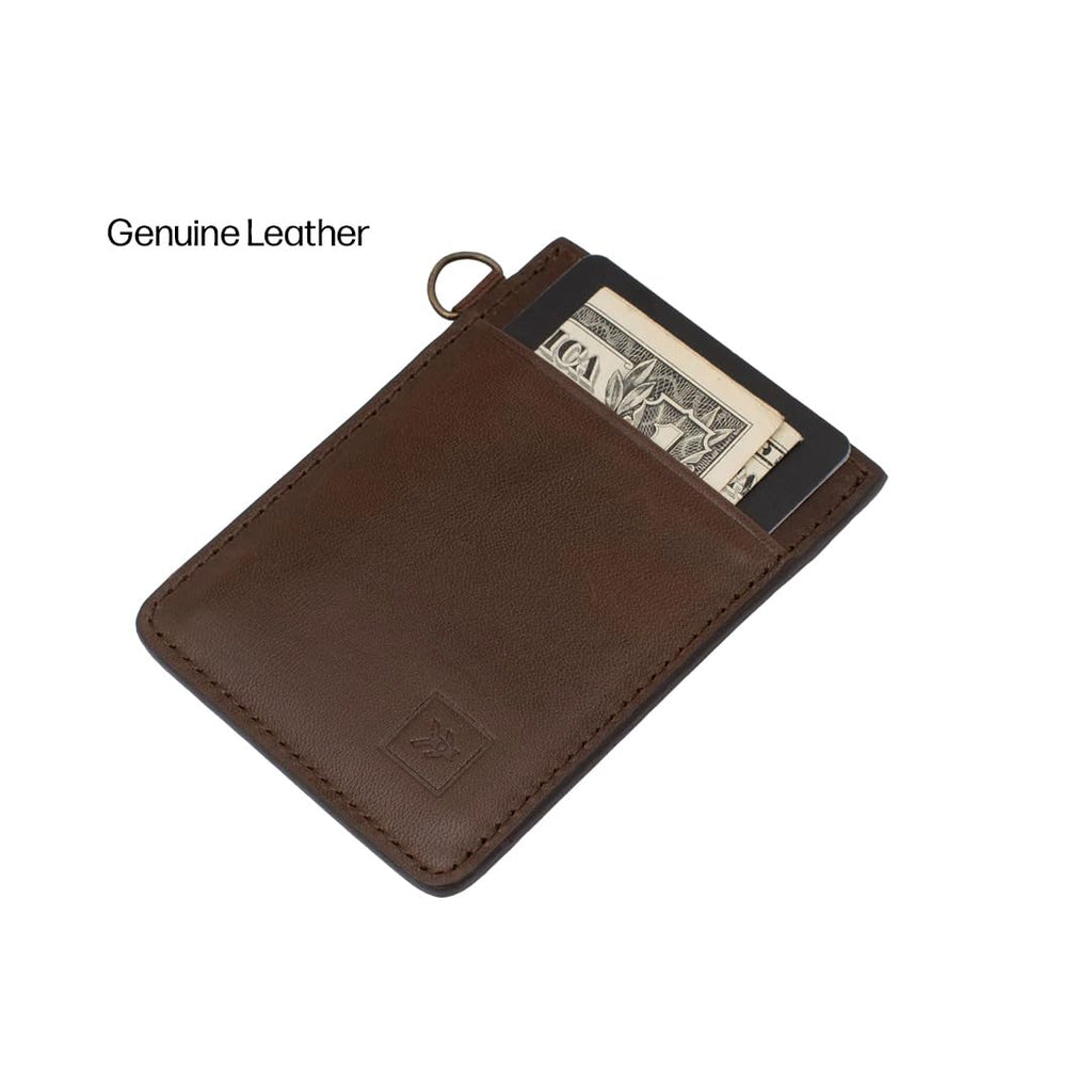Thread Wallets Ultra Slim Minimalist Leather Card Holder Wallet (Benny)