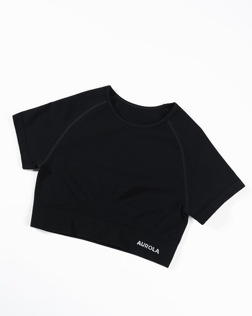 AUROLA Serpent Snake Seamless Workout T-Shirts for Women,Short Sleeve Crop Top Gym Yoga Athletic Shirts Tee