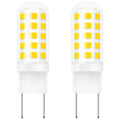 G8 LED Bulb 3W, WB25X10019 Halogen Bulb 20W Replacement for GE Microwave Oven Light, T4 JCD Type G8 Bi-Pin Base, 120 Volt, Daylight White 6000K, 2-Pack