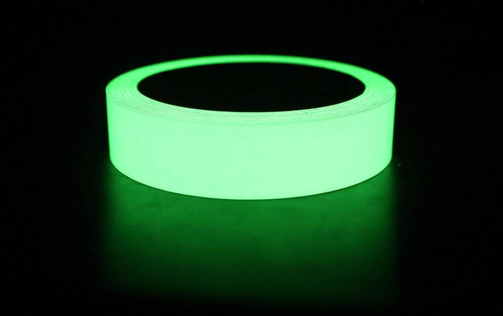 Lockport Glow in The Dark Tape - 2 Pack - 30 Ft x 1 in - Bright - Rechargeable - Reflective - Halloween Decoration, Christmas Decor, Night Decorations, Safety and Home Marking, Stairs, Exit Sign