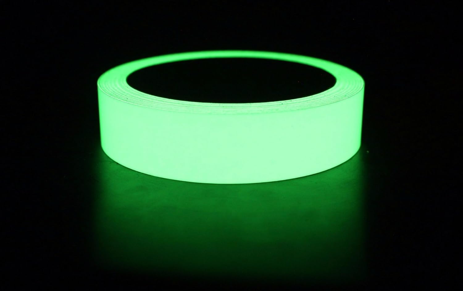 Lockport Glow in The Dark Tape - 2 Pack - 30 Ft x 1 in - Bright - Rechargeable - Reflective - Halloween Decoration, Christmas Decor, Night Decorations, Safety and Home Marking, Stairs, Exit Sign
