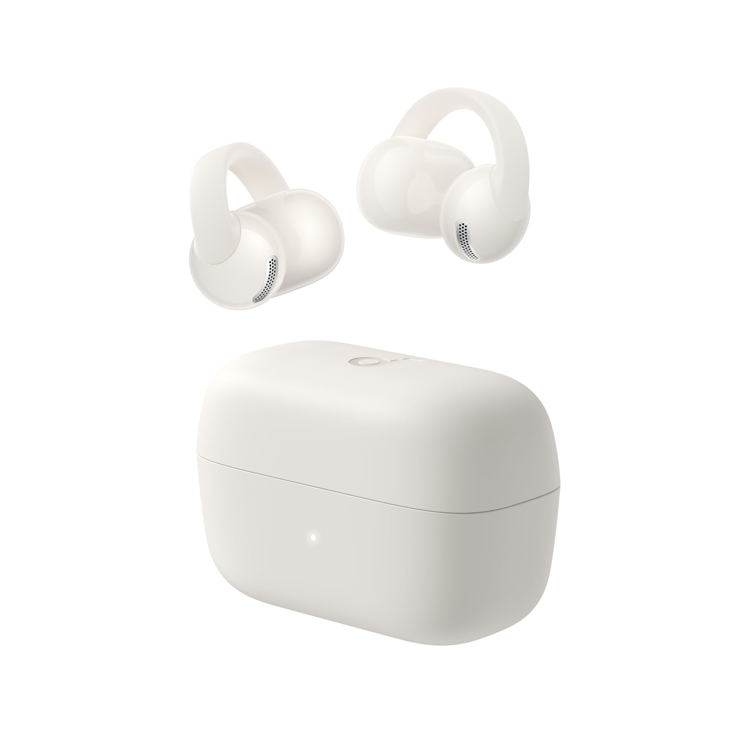 Soundcore C50i by Anker Open Ear Earbuds, Clip-On Headphones Over Ear for Running Workout, 12mm Drivers Powerful Bass, IP55 Waterproof, Bluetooth 6.0 Hi-Res, FlexiClip Design