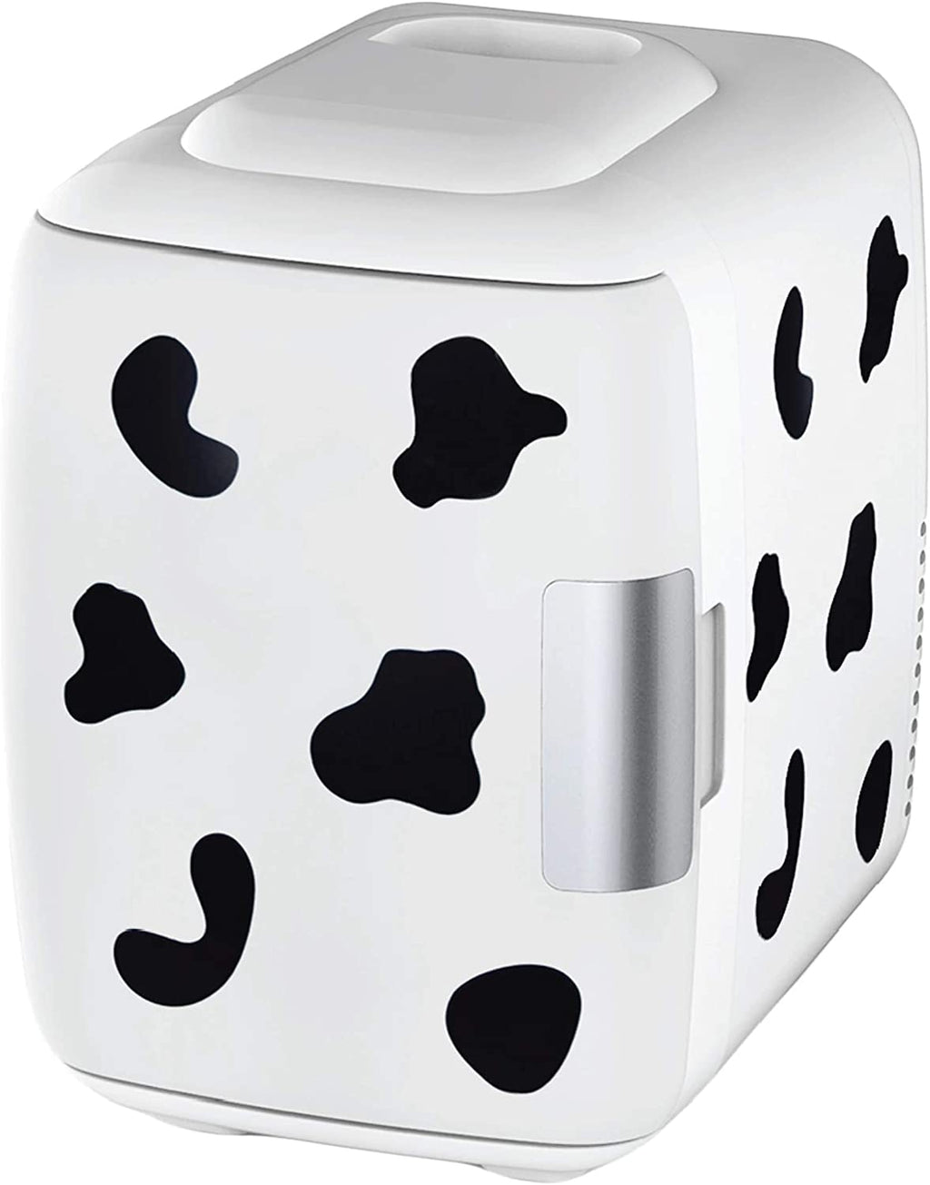 Cooluli Mini Fridge for Bedroom - Car, Office Desk & Dorm Room - Portable 4L/6 Can Electric Plug In Cooler & Warmer for Food, Drinks, Skincare Beauty & Makeup - 12v AC/DC & Exclusive USB Option, Black
