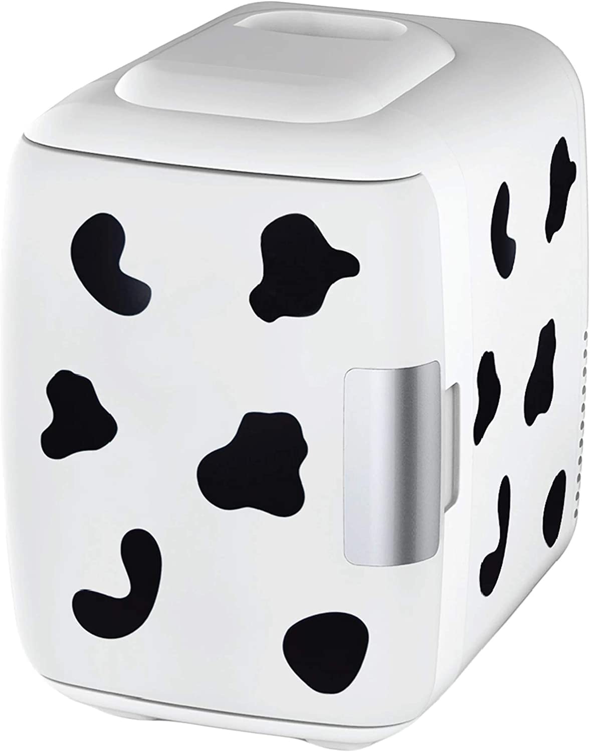 Cooluli Mini Fridge for Bedroom - Car, Office Desk & Dorm Room - Portable 4L/6 Can Electric Plug In Cooler & Warmer for Food, Drinks, Skincare Beauty & Makeup - 12v AC/DC & Exclusive USB Option, Black