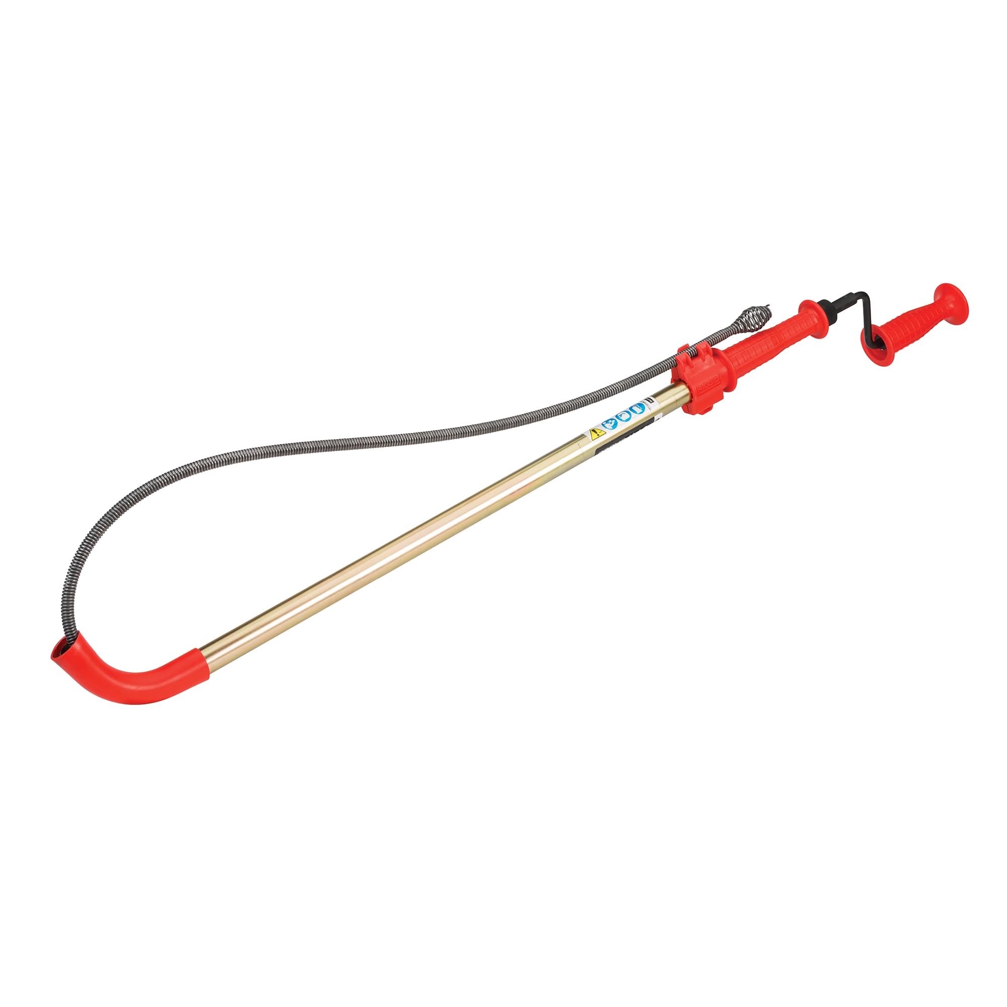 Closet Auger, 6 ft Cable Lg, 1/2 in Cable Dia, Power Drill Compatible, Bulb Head, Manual Cable Feed - 1 Each