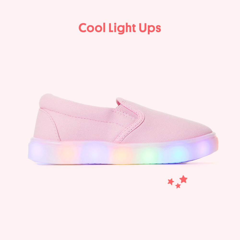 FabKids Kids Sneakers Boys Girls Canvas Shoes Slip On Low Top Footwear for Toddler Little Kid Big Kid