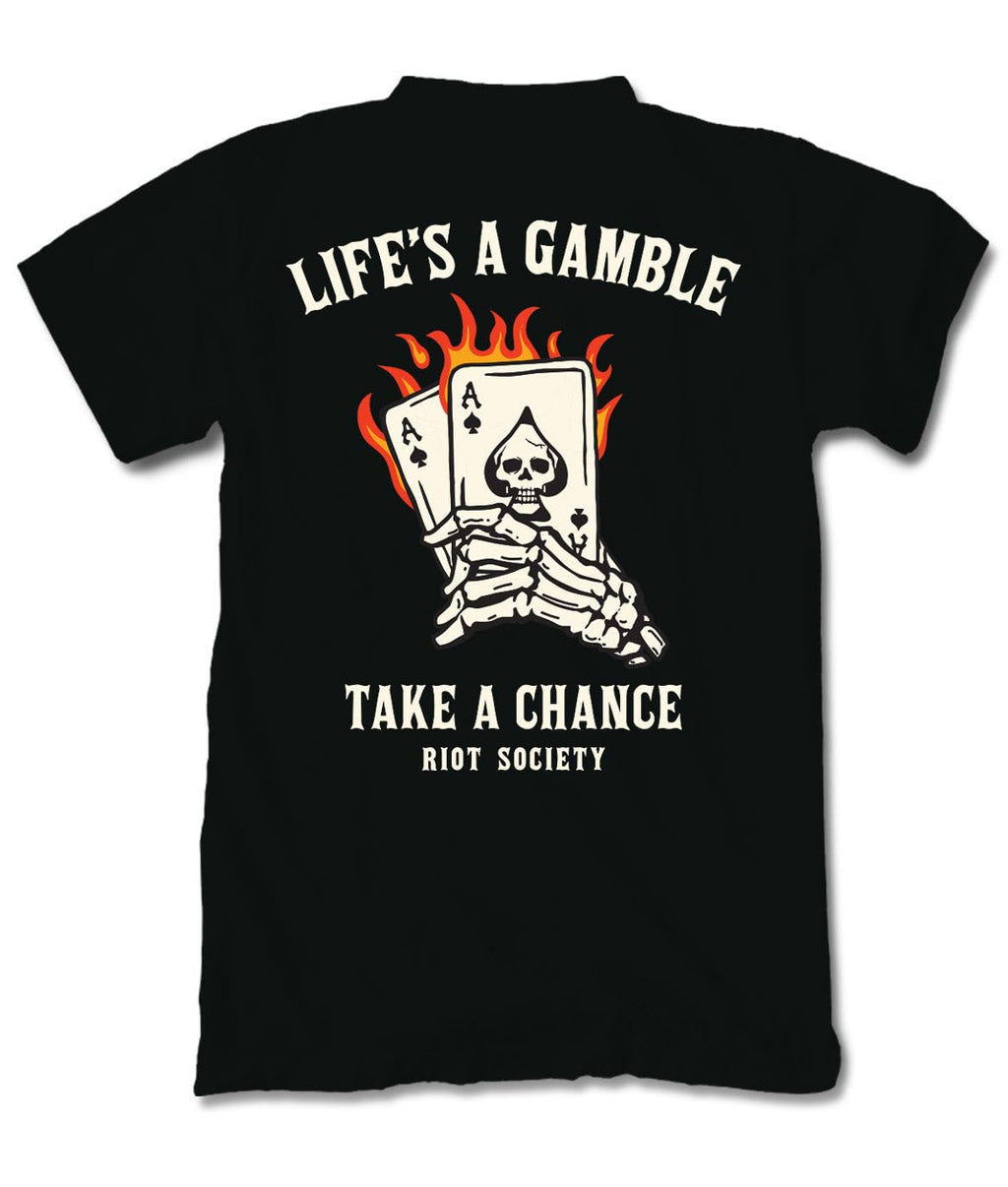 Riot Society Men's Short Sleeve Graphic and Embroidered Fashion T-Shirt