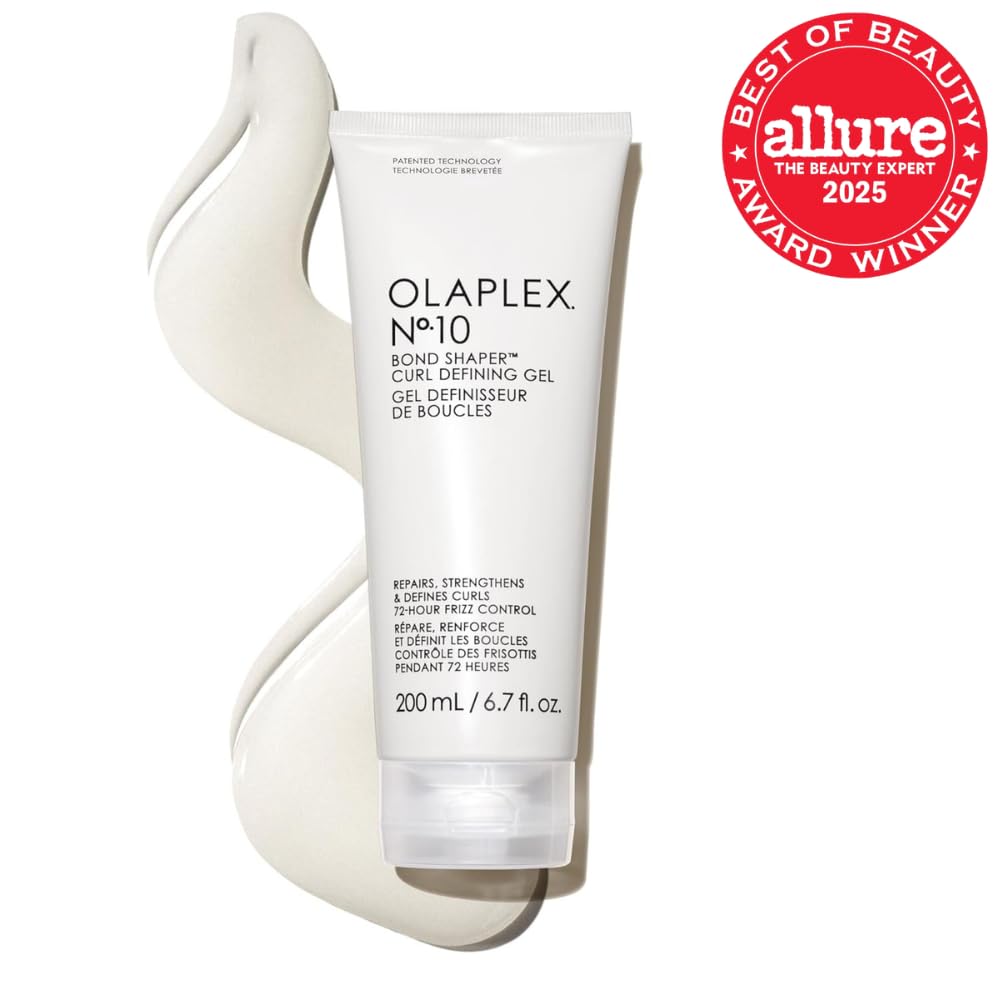 Olaplex Nº.10 Bond Shaper™ Curl Defining Gel: Frizz Smoothing Curl Gel | Hydrates, Detangles & Defines Curls | All Day Hold No Residue | For Coily, Curly, and Wavy, 200 mL/Fl Oz