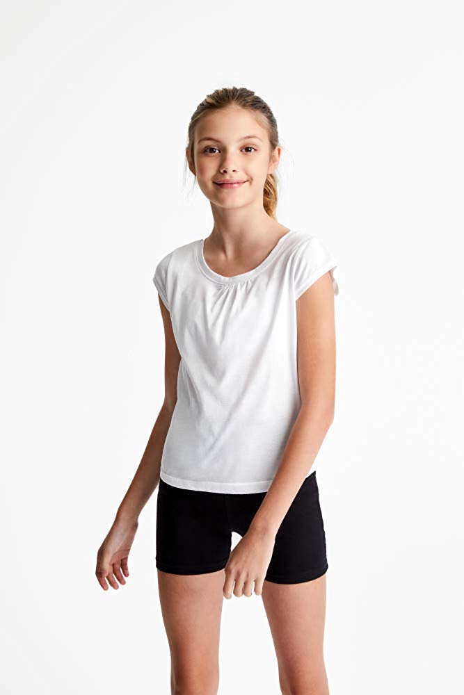 French Toast Girls' Stretch Kick Short Bike Shorts