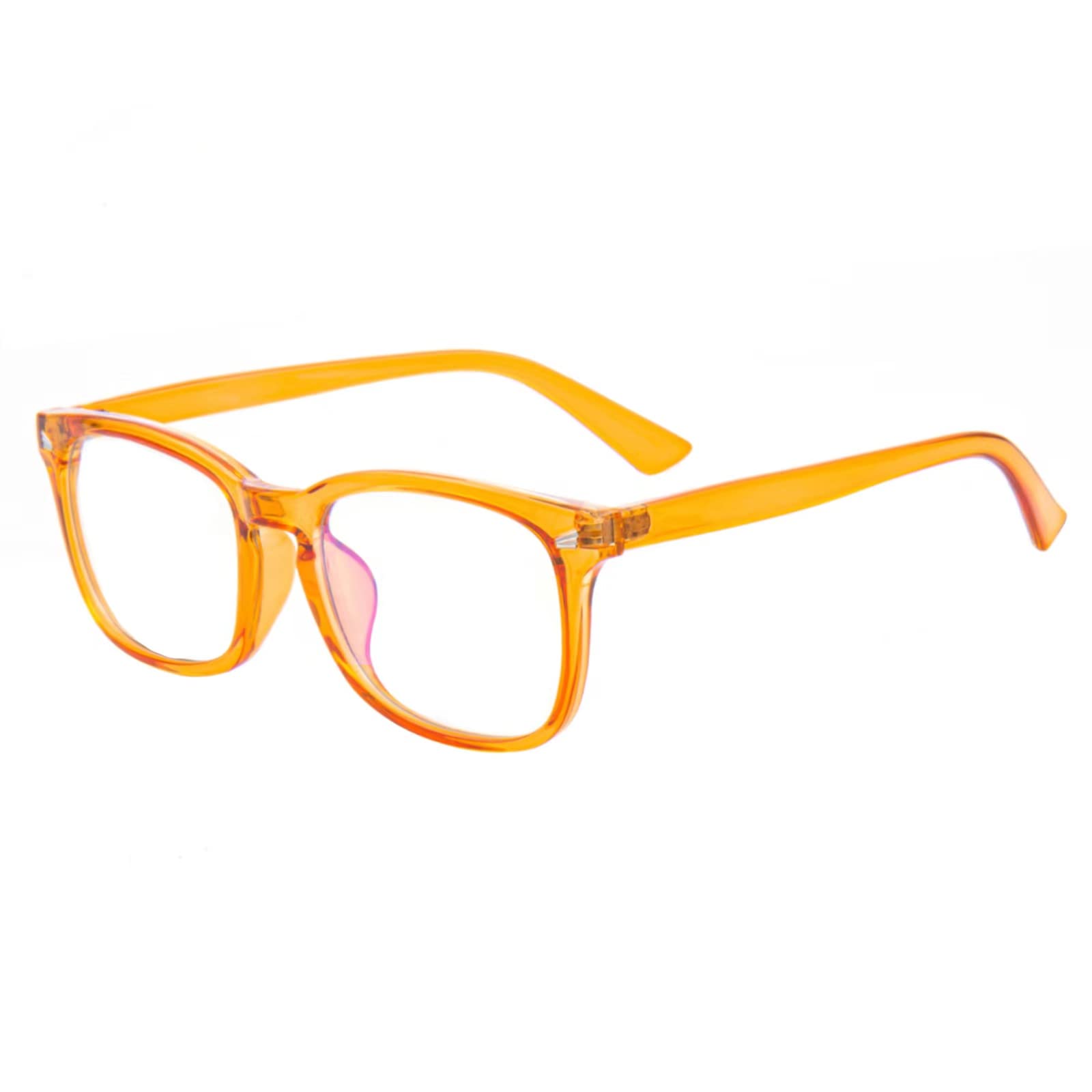 MAXJULI Blue Light Blocking Glasses,Computer Reading/Gaming/TV/Phones Glasses for Women Men(Transparent)
