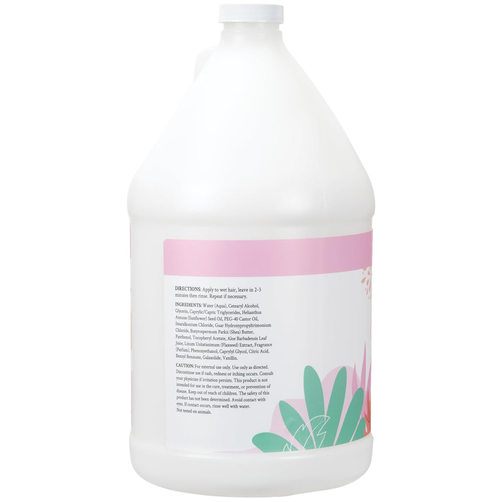 Ginger Lily Farms Botanicals Moisturizing Conditioner for Dry Hair, 100% Vegan & Cruelty-Free, Apple Pear Scent, 1 Gallon Refill (128 fl oz)