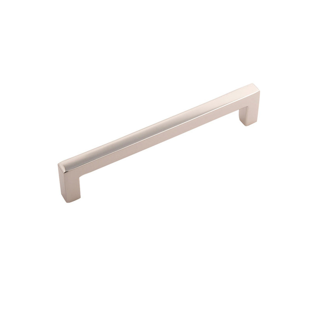 Hickory Hardware Solid Core Kitchen Cabinet Pulls, Luxury Cabinet Handles, Hardware for Doors & Dresser Drawers, 3 Inch Hole Center, Brushed Golden Brass, Skylight Collection (Pack of 1)