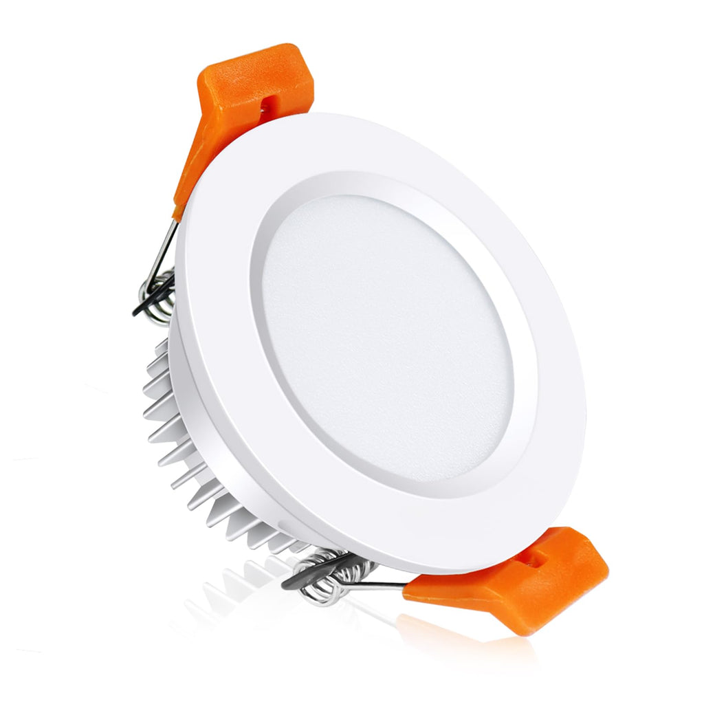 inShareplus 2 Inch LED Recessed Lighting, Downlight Dimmable 3W (35W Equivalent), 5000K Daylight White, CRI80, Recessed Light Fixtures with LED Driver (1 Pack)