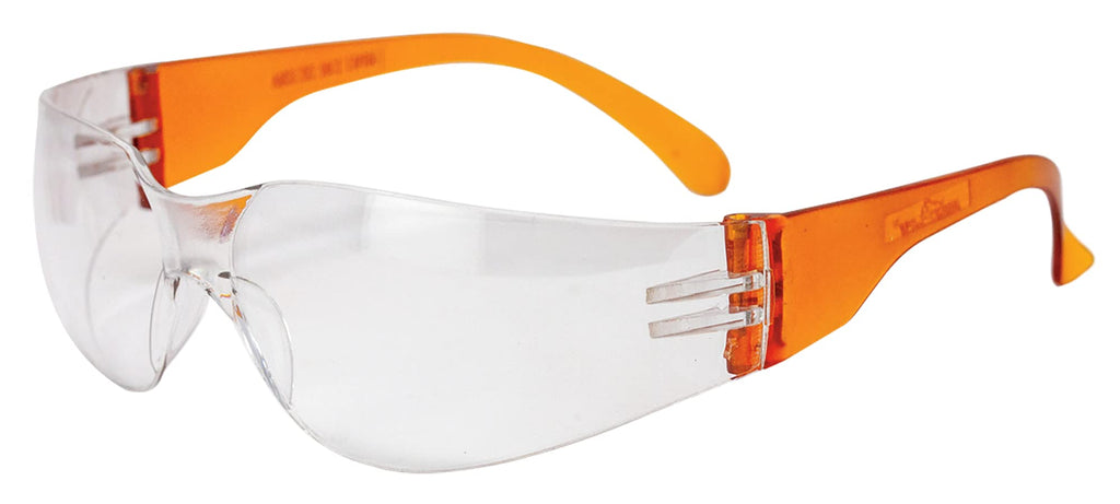 BISON LIFE Clear Safety Glasses – ANSI Z87.1 Certified Scratch & Impact Resistant Eye Protection Goggles for Men & Women