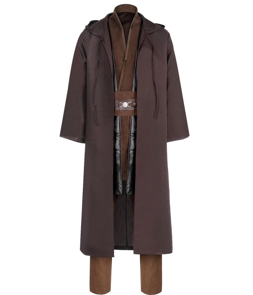 Knight Costume Adult Men's Tunic Hooded Robe Outfits Halloween Cosplay Uniform