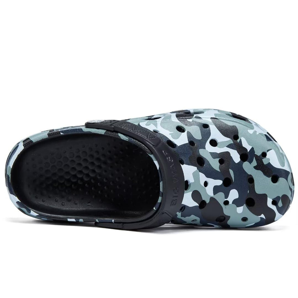 Kids Boys&Girls Black Camouflage Clogs Children's Beach Shoes Classic Marbled Tie Dye Clog Little Kid