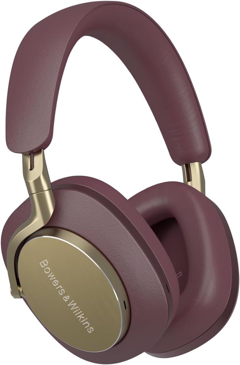 Bowers & Wilkins Px8 Over-Ear Headphones Wireless Bluetooth Noise Cancelling, Luxurious Materials, 30-Hour Battery Life, 15-Min Quick Charging, Black