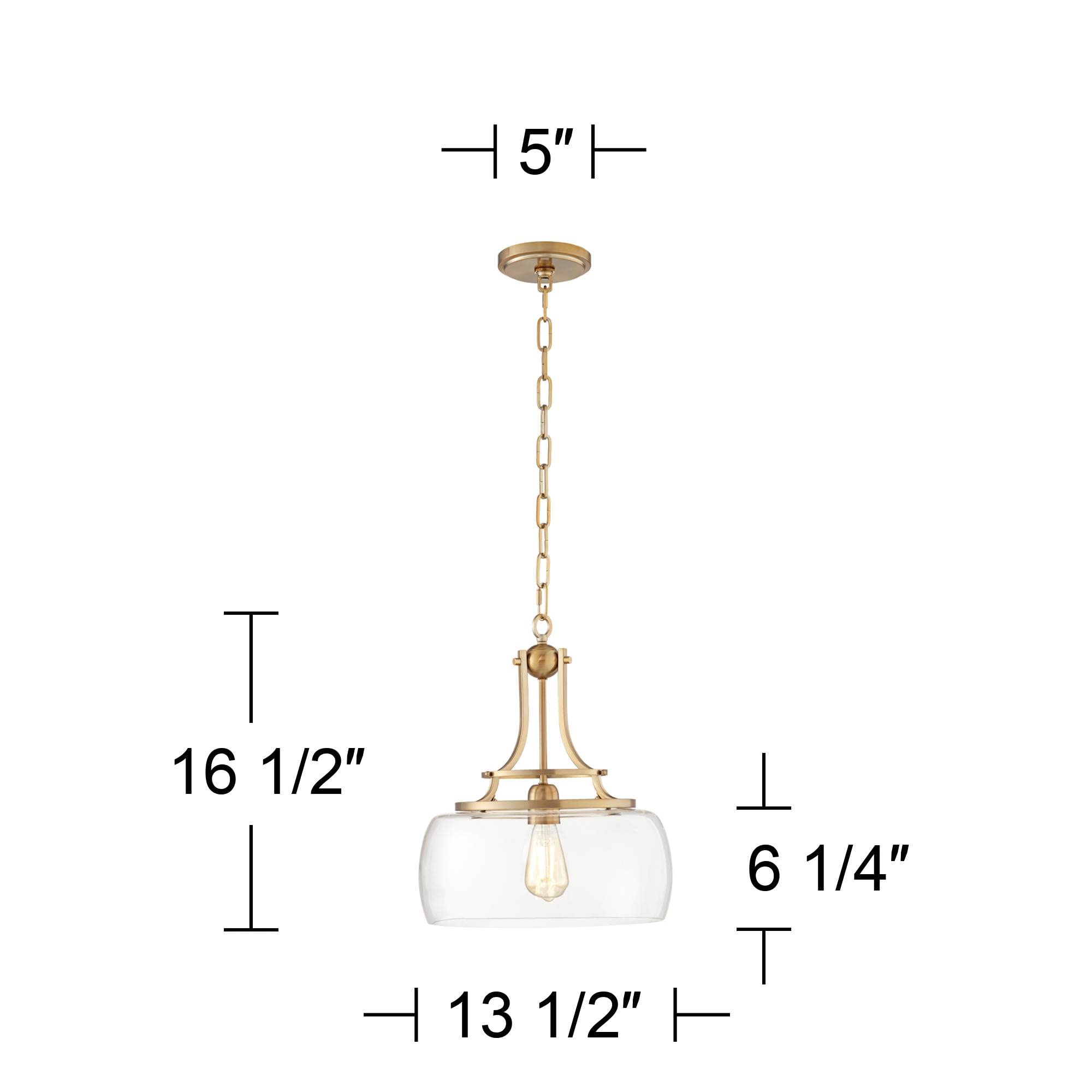 Franklin Iron Works Charleston Satin Nickel Pendant Chandelier 16" Wide Rustic Farmhouse Seeded Clear Glass LED 3-Light Fixture for Dining Room House Foyer Entryway Kitchen Bedroom Living Room