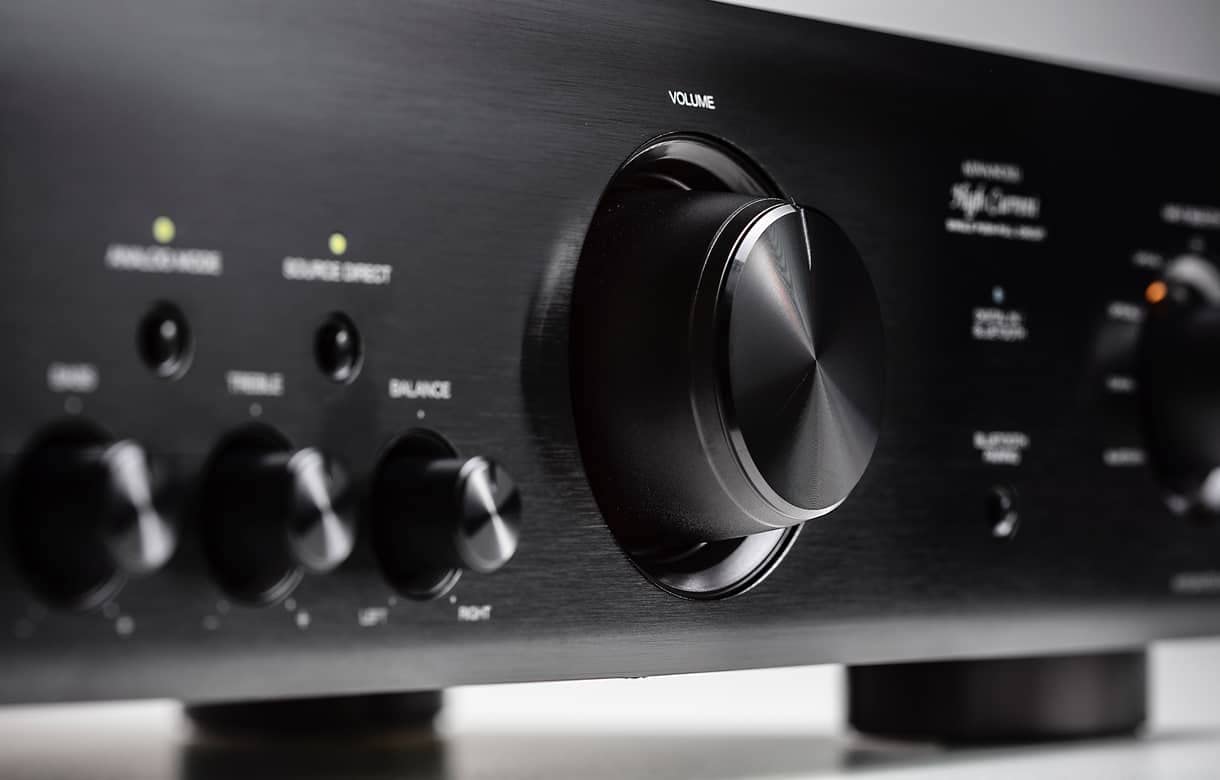 Denon PMA-600NE Bluetooth Stereo Amplifier | 2 Channel Amplifier Home Audio | Integrated Amp | 70W x 2 | Built-in DAC & Phono Pre-Amp | Analog Mode | Advanced Ultra High Current Power