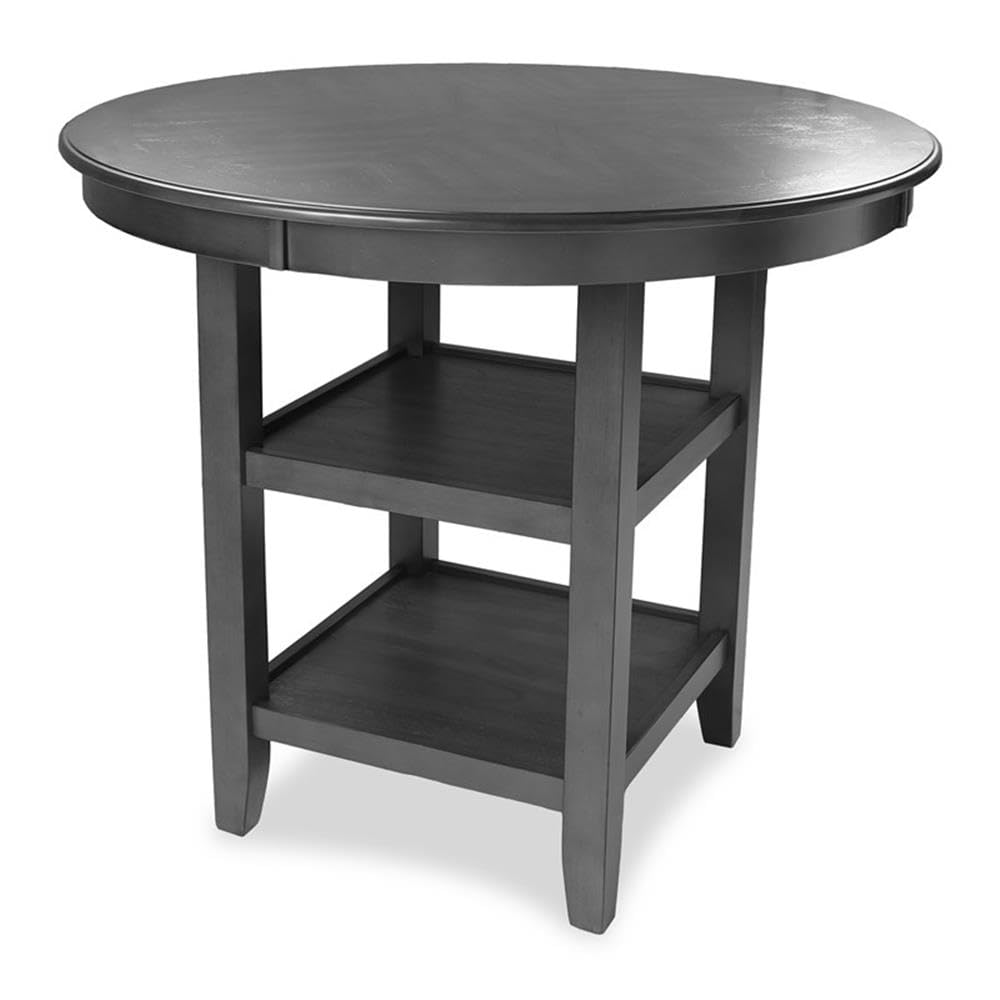 New Classic Furniture Mitchell Dining Room Table, Beige and Brown