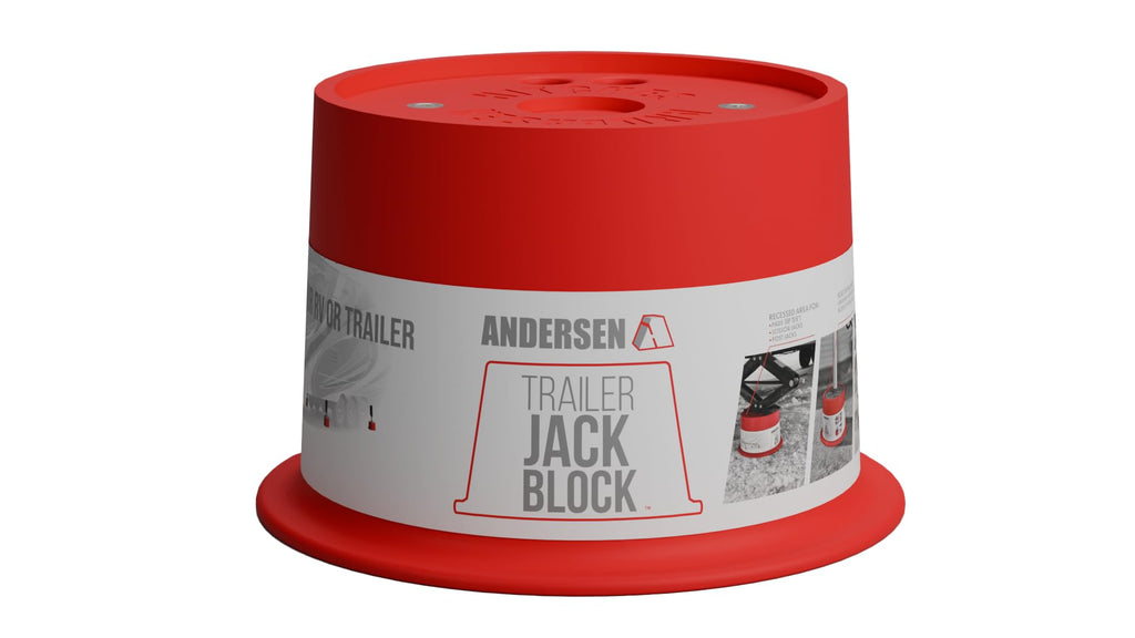 Andersen Hitches Jack Block Combo Kit with 4 Inch Block 8 Inch Block and Clean Step RV Camper Leveling and Entry System