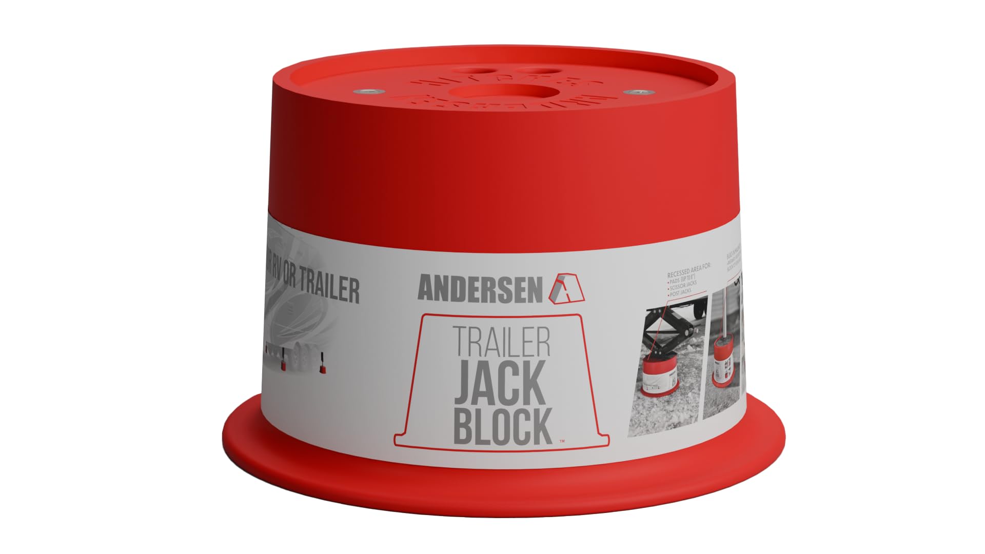 Andersen Hitches Jack Block Combo Kit with 4 Inch Block 8 Inch Block and Clean Step RV Camper Leveling and Entry System