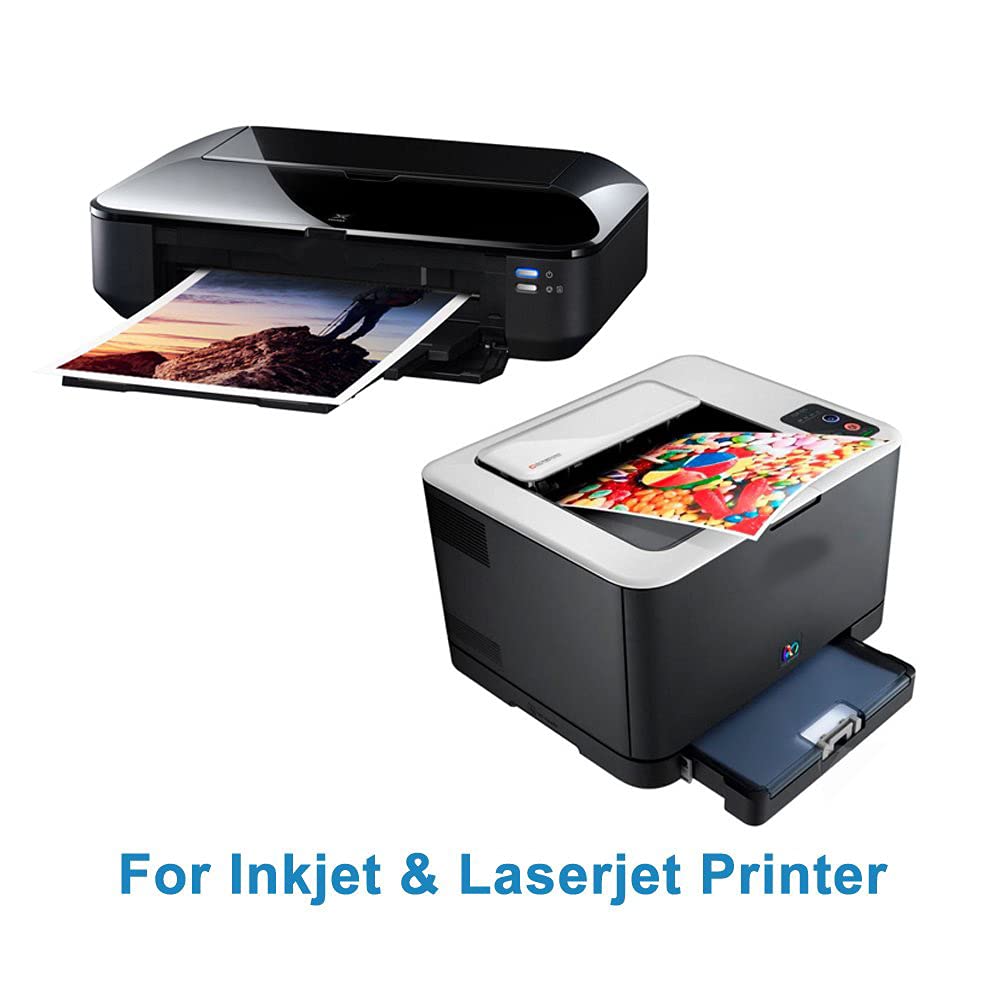 Uinkit Premium Glossy Inkjet Photo Paper - 4x6 Inch, 48lb 180gsm, 100 Sheets - Professional Photographic Quality, Dye Ink Compatible, High-Gloss Finish for Vivid Memories & Instant Prints