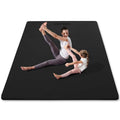 YOTTOY Large Yoga Mat (75 * 52 * 1/2inch),Extra Wide TPE Exercise Mat,Non-Slip Workout Mat for Pilates, Fitness, Barefoot, Home Gym Studio with Strap and Towel