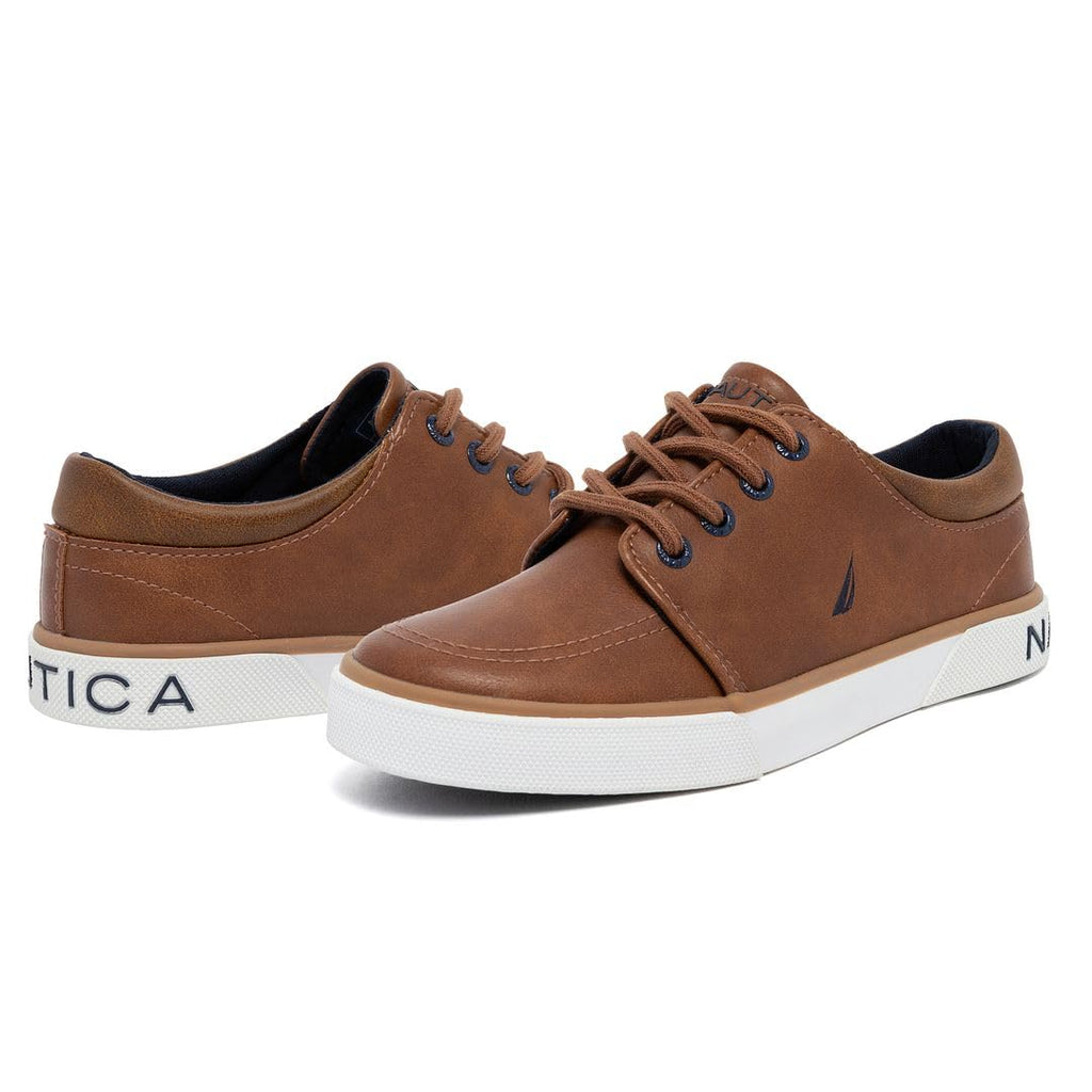 Nautica Kids Boys Lace-Up Fashion Sneakers Low-Top Dress Shoes for Youth - (Big Kid/Little Kid)
