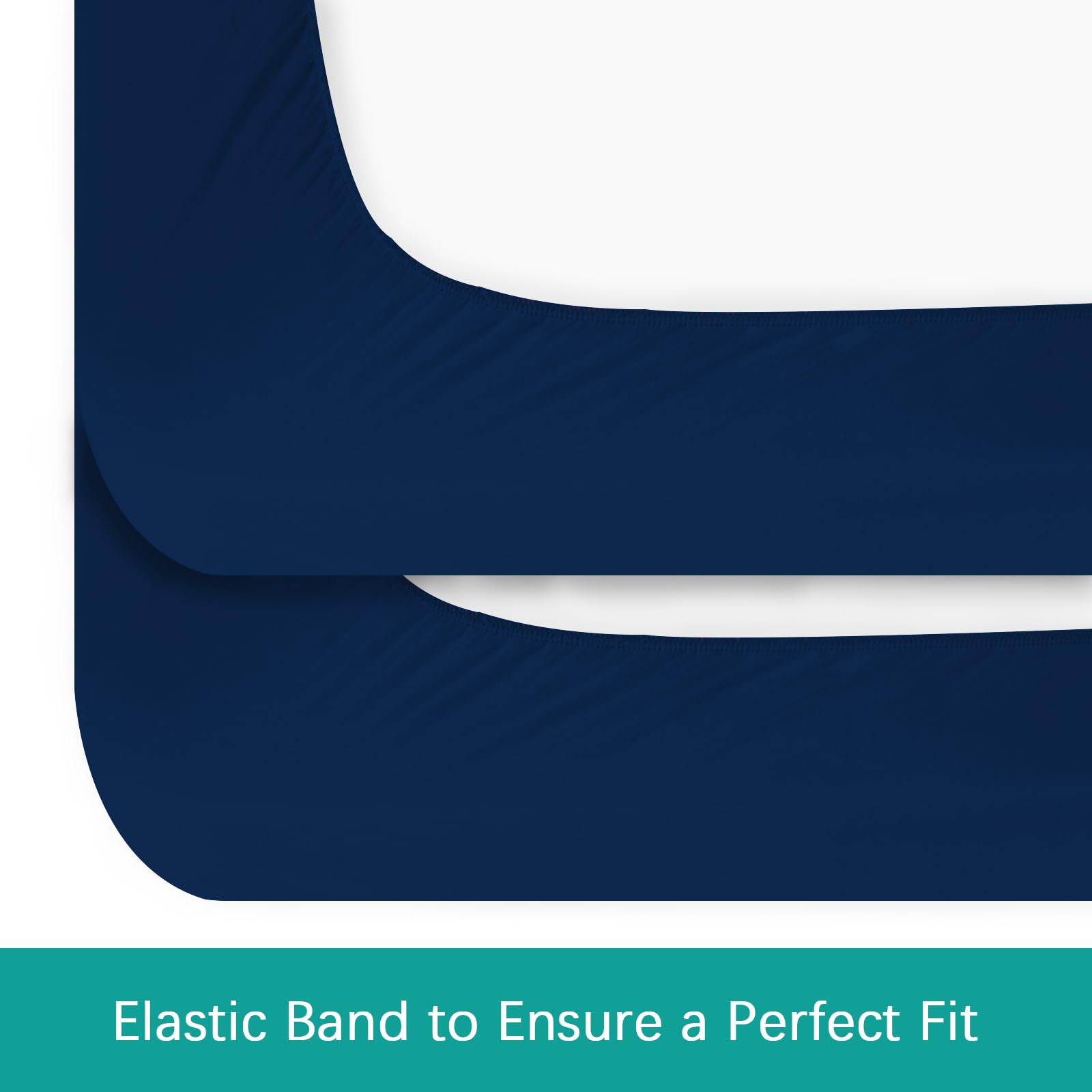 2 Pack Twin Mattress Protector Waterproof, Noiseless & Soft Coverage Mattress Fitted Sheet Twin with Deep Pocket up to 14", Super Breathable & Easy Wash Twin Size Mattress Protector