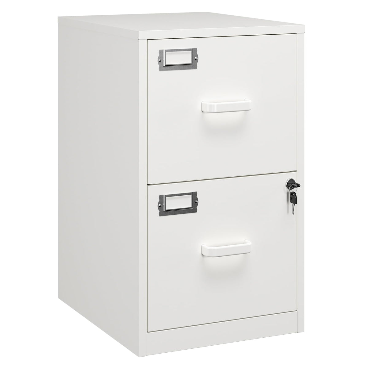 RAVIGIN 4 Drawer File Cabinet with Lock,Vertical Filing Cabinet for Home Office,Metal File Cabinets with Lock,Storage Files for A4/ Legal/Letter, Require Assembly, (Black)