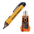 Klein Tools NCVT1P Voltage Tester, Non-Contact Low Voltage Tester Pen, 50V to 1000V AC, Audible and Flashing LED Alarms, Pocket Clip