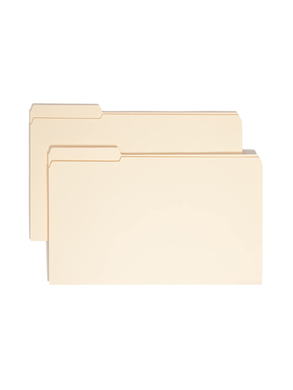 Smead File Folder, Reinforced 1/3-Cut Tab, Center Position, Legal Size, Manila, 100 per Box (15336)