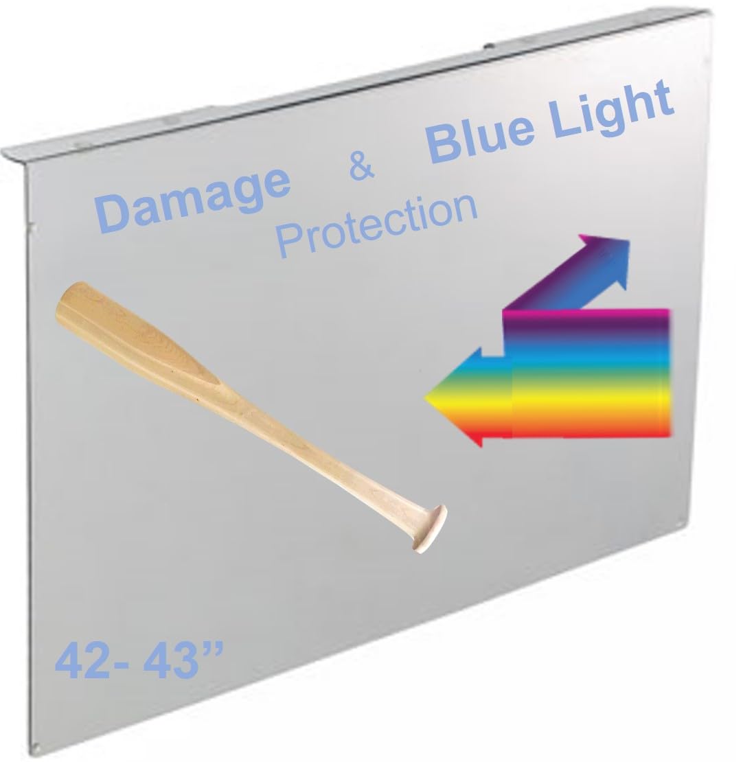 VizoBlueX - 14 inch Diagonal Blue Light Blocking Screen Protector Filter. Panel LED PC All Laptop Anti-UV Eye Protection Panel Cover - Hanging Type Fits Apple MacBook Pro 14 (W 12.4" X H 7.9")