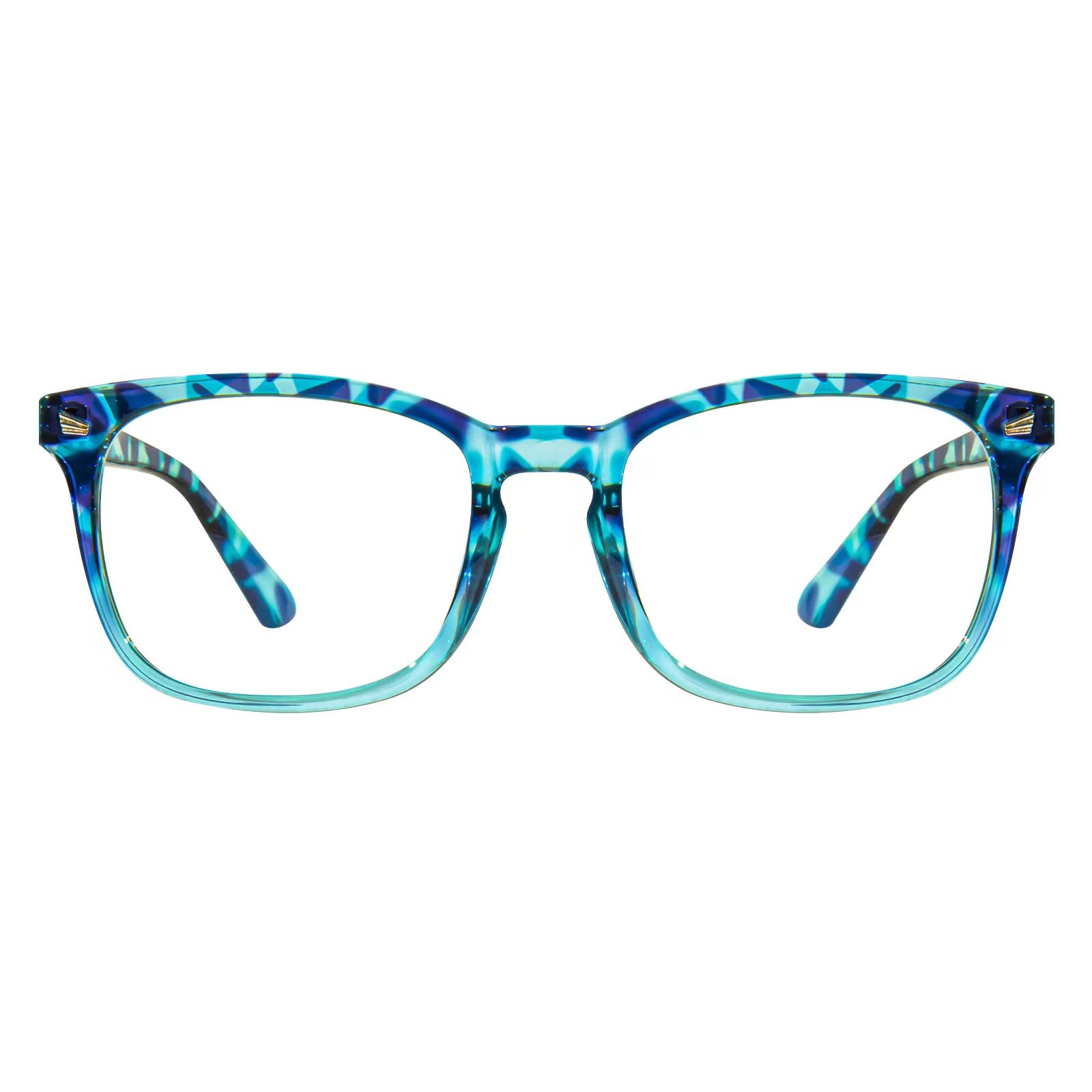 MAXJULI Blue Light Blocking Glasses,Computer Reading/Gaming/TV/Phones Glasses for Women Men(Transparent)