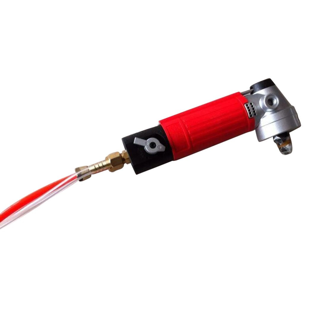 Air Wet Polisher/ Sander 4-Inch Versatile Wet Stone Grinder 4500 Rpm Pneumatic with Front Side Exhaust Great for Polishing Stone and Concrete