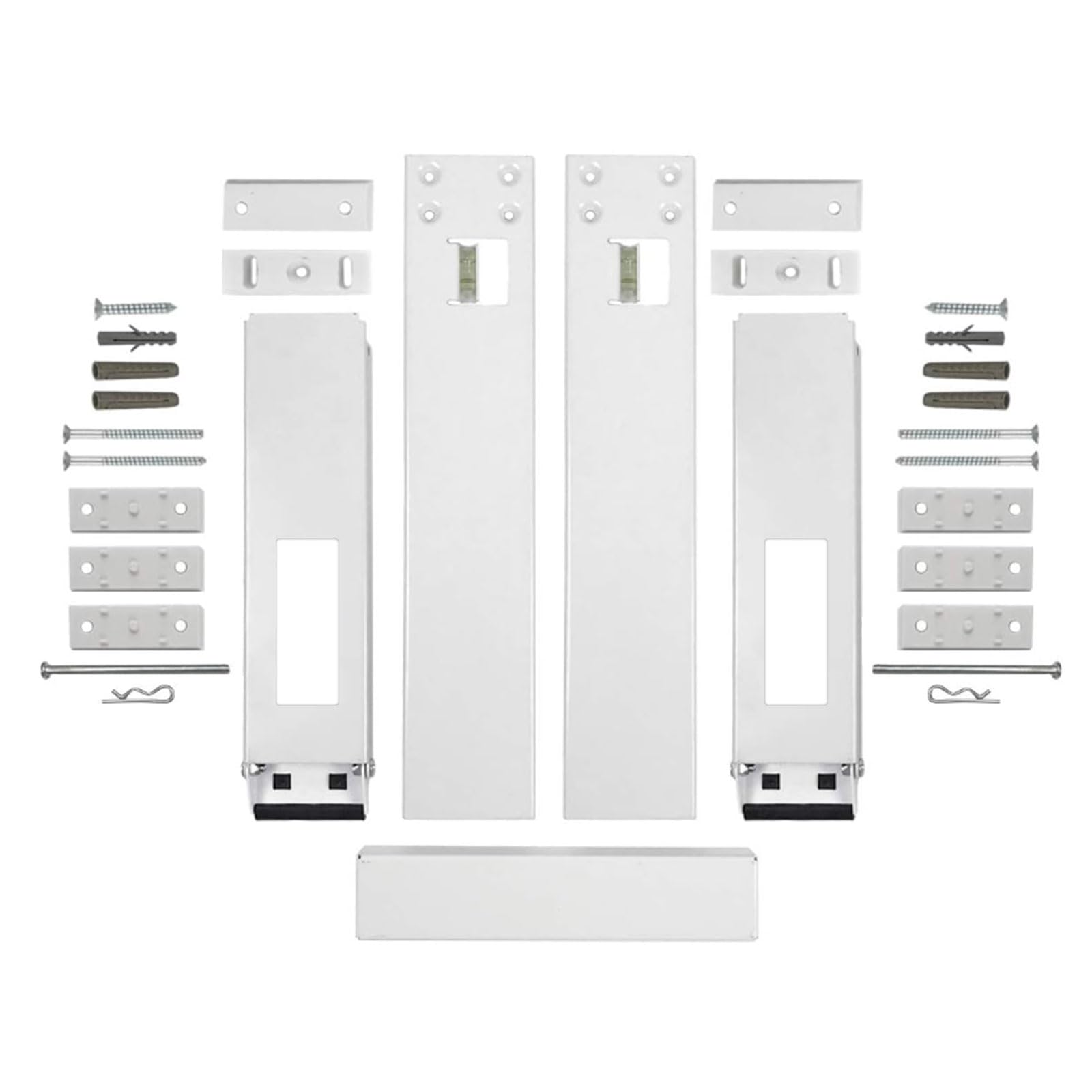 Qualward Air Conditioner Bracket Window AC Support Brackets - Heavy Duty with 2 Arms, Up to 180 lbs for 12000 to 24000 BTU AC Units- Fits Single Or Double Hung Windows