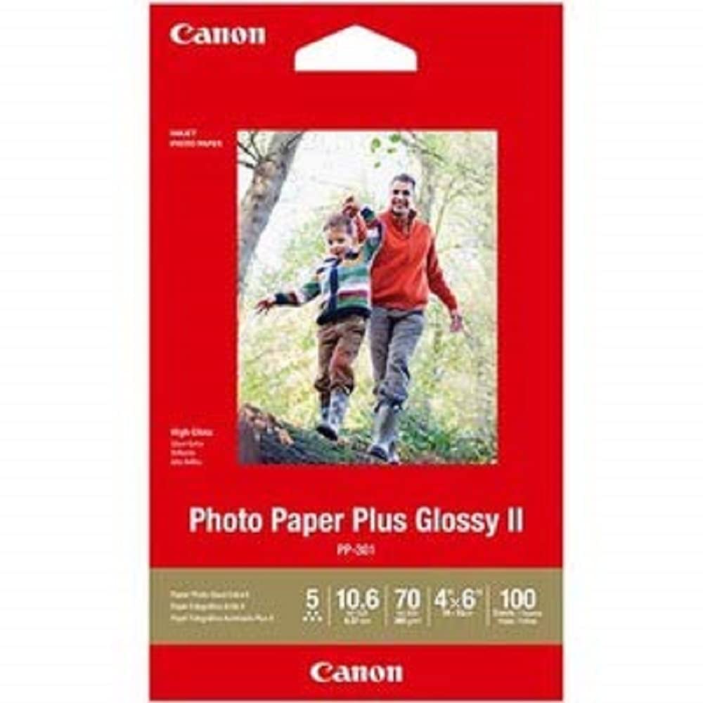 Canon Glossy Photo Paper Plus II, 4"x6"(50 Sheets)