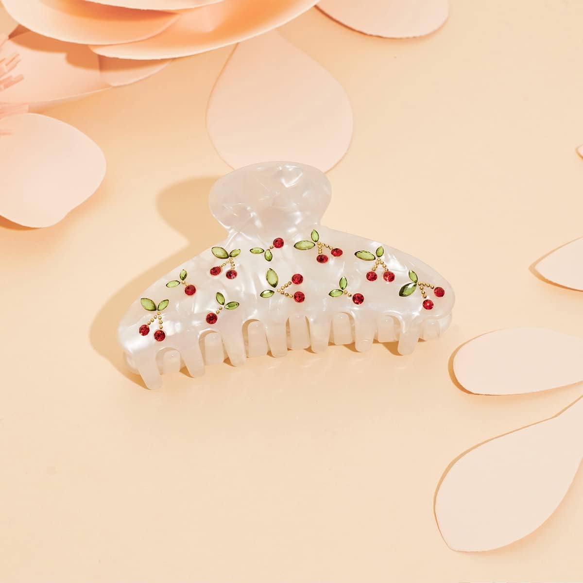 LILIE&WHITE Tortoise Claw Clips For Women - Strong Thick Hair Styling Accessories With Claws For Styling 1PC