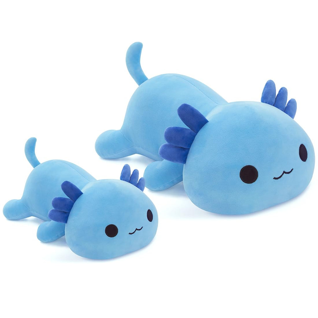 SNOWOLF Black Axolotl Plush Pillow Cute and Soft Axolotl Stuffed Animal Kawaii Plushie Toy Great Gift for Kids, 12"
