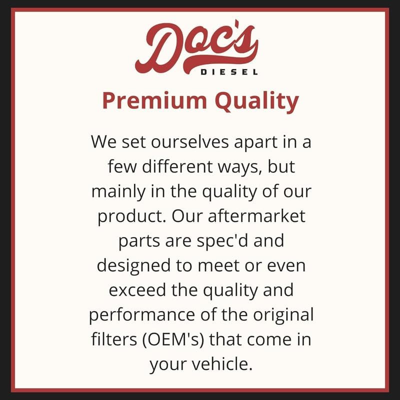 Doc's Diesel Ford 6.7L Powerstroke Filter Kit 2017-2025