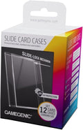 Gamegenic Slide Card Cases - Premium Hard-Shell Card Holders with Innovative Slide-Lock Mechanism (12 Pack), Designed for Standard Sized Trading Cards, Great for LCGs and TCGS