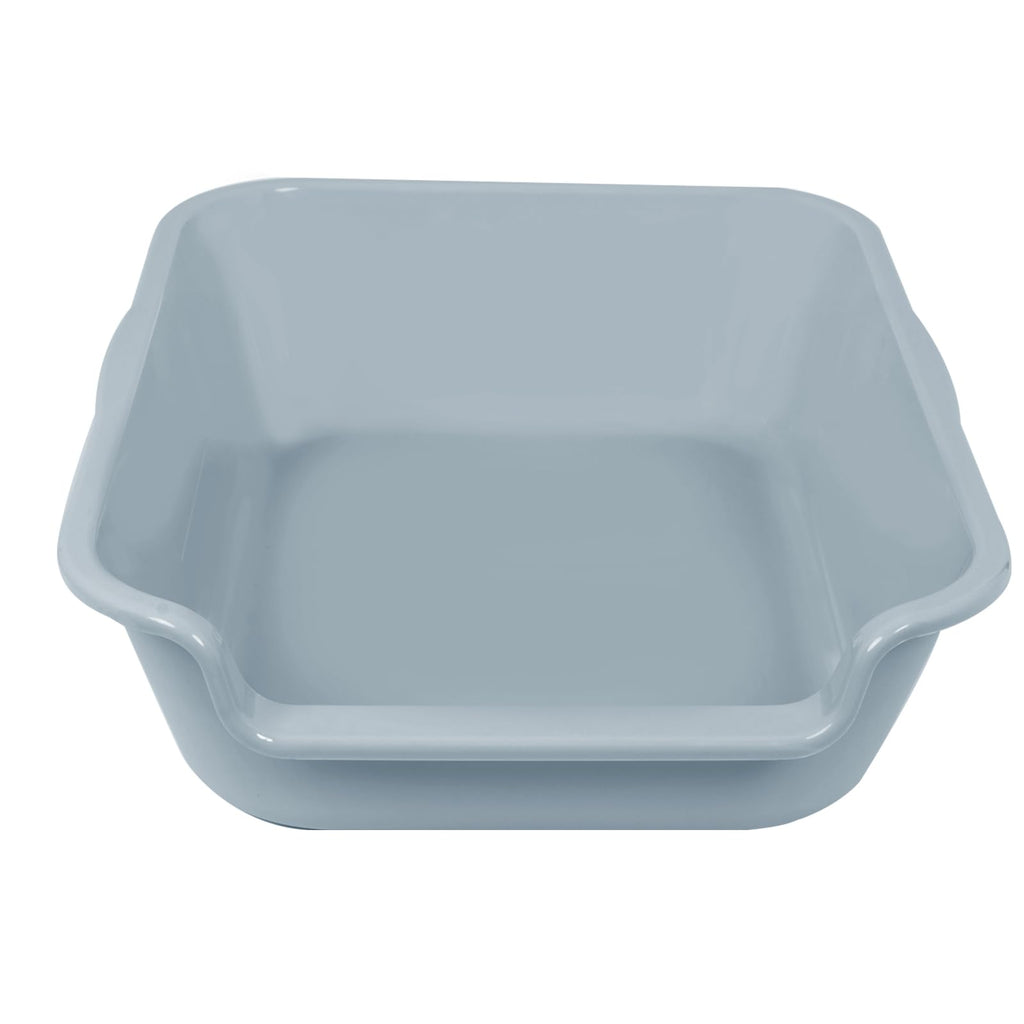 1 Pack of Extra Large Cat Litter Box (ABS Material), Low Entry Senior Litter Pen for Geriatric Kitty Big Cats, Jumbo Pet Safe Litter Boxes Tray for Pets Potty (Beach Sand, 20" L x 15.5" W)