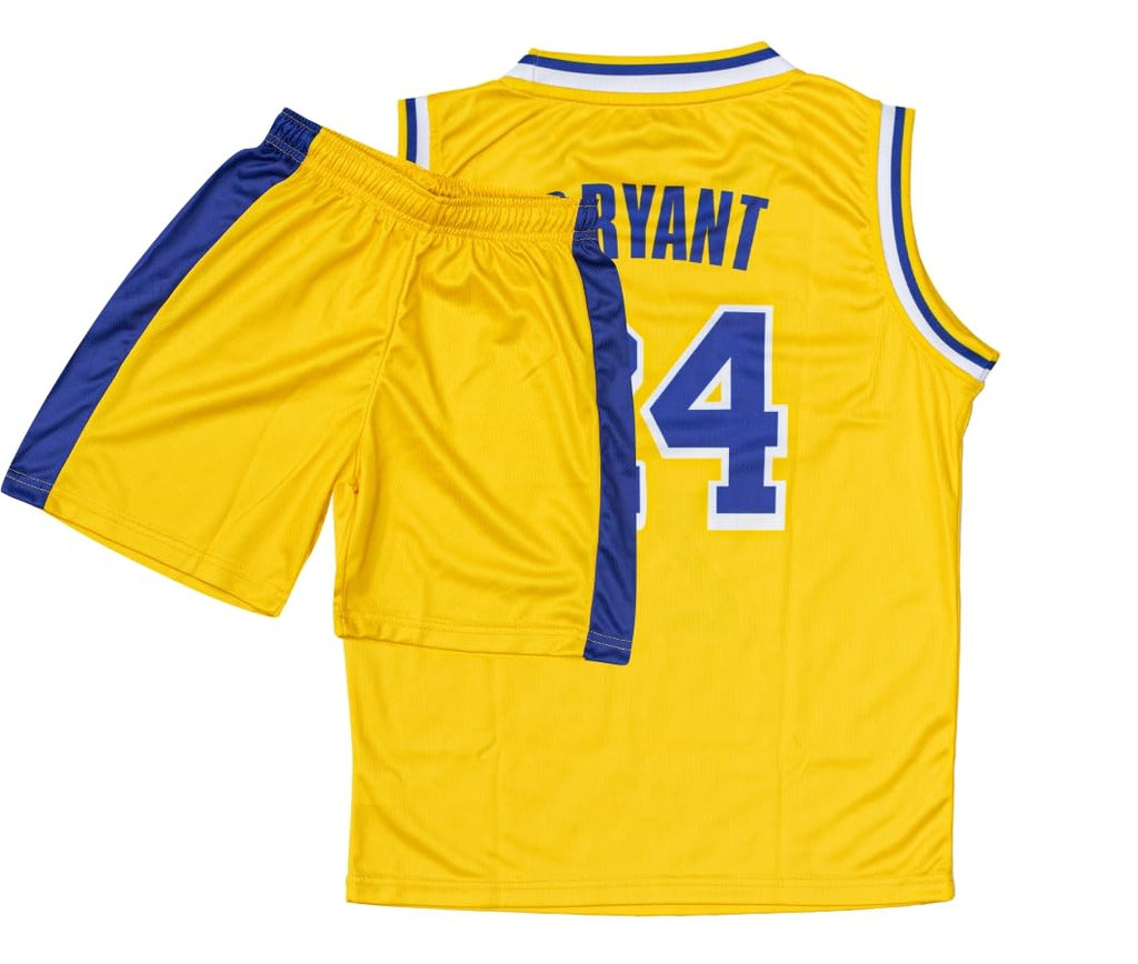 Youth Basketball Jerseys for Boys Girls Gradient Basketball Jersey Shorts for 2-14 Years Kids Training Uniform Sets
